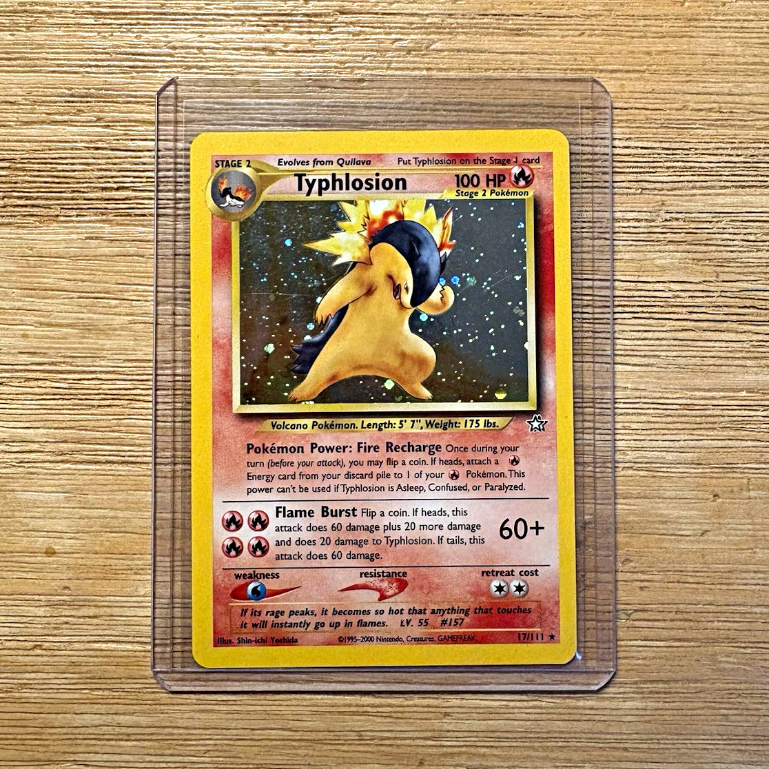 Typhlosion 17/111 Neo Genesis Holo Rare Pokémon Typhlosion 17/111 Neo Genesis Holo Rare Pokémon