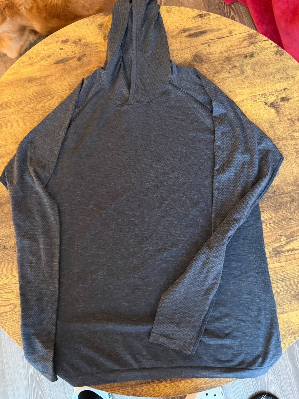 Lululemon City Sweat Pullover Hoodie Men\'s Medium Charcoal Gray