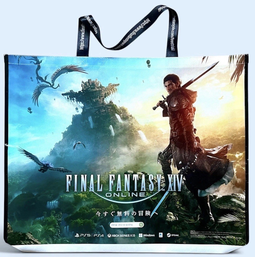 Final Fantasy XIV FFXIV Dawntrail TGS 2024 Promotional Tote Bag Square Enix