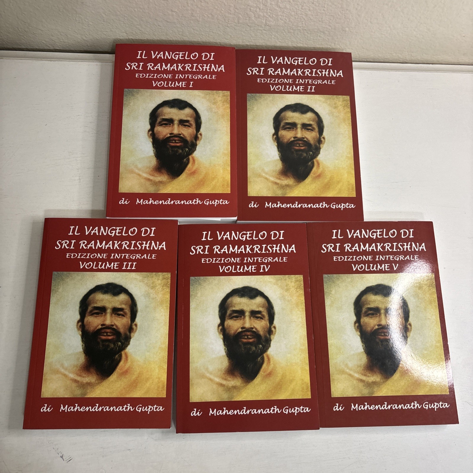5 Volumes Il Vangelo Di Sri Ramakrishna Edizione Integrale Mahendranath Gupta