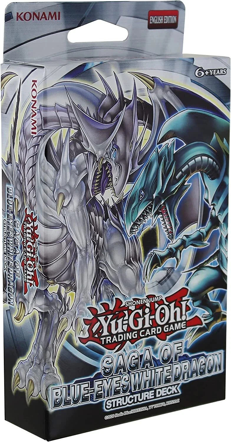 1X Yu-Gi-Oh Saga of the Blue Eyes White Dragon Structure Deck Sealed New 1X Yu-Gi-Oh Saga of the Blue Eyes White Dragon Structure Deck Sealed New