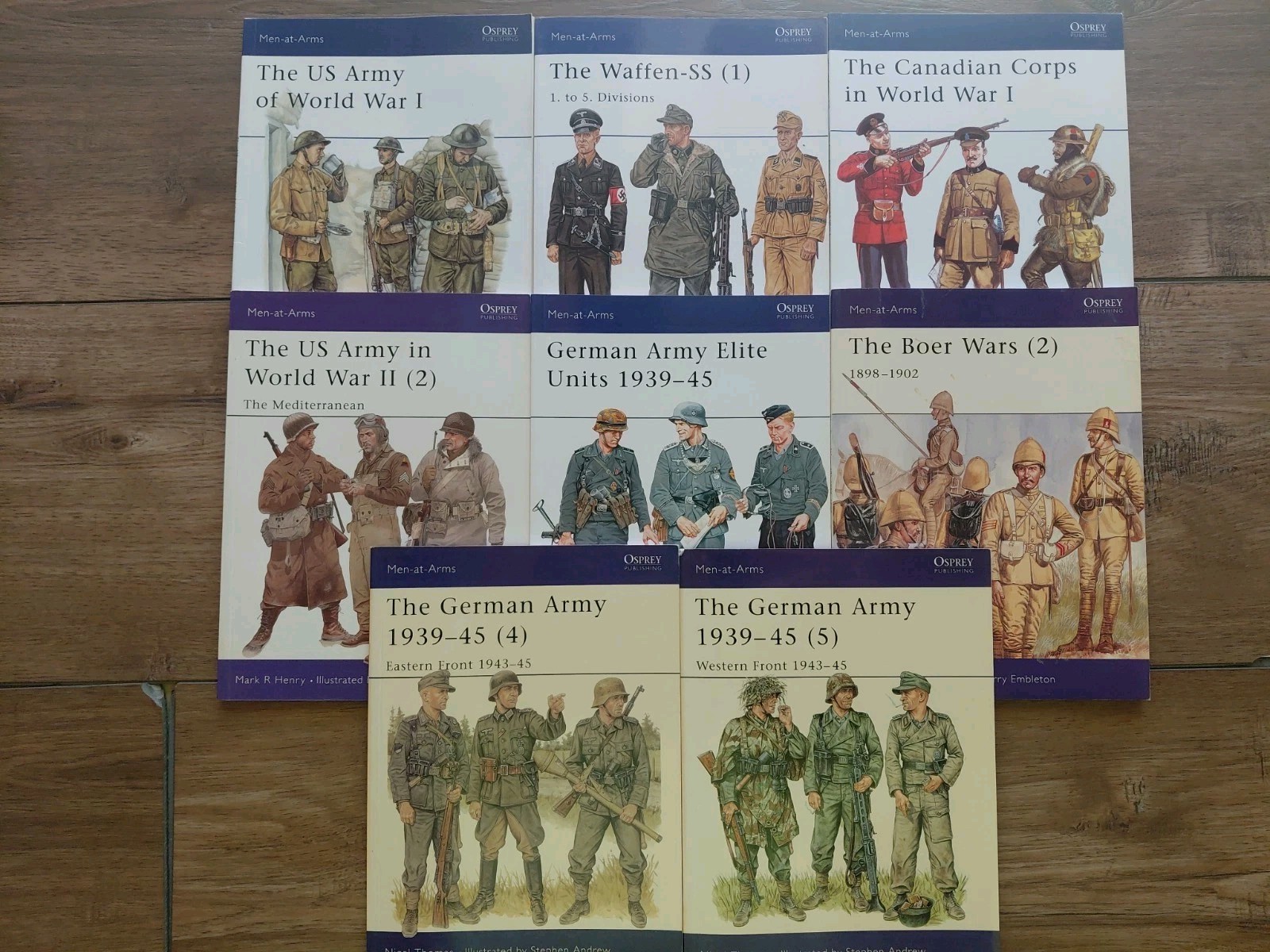Osprey Men At Arms War United States Germany Canada Boer LOT 8 BUN2