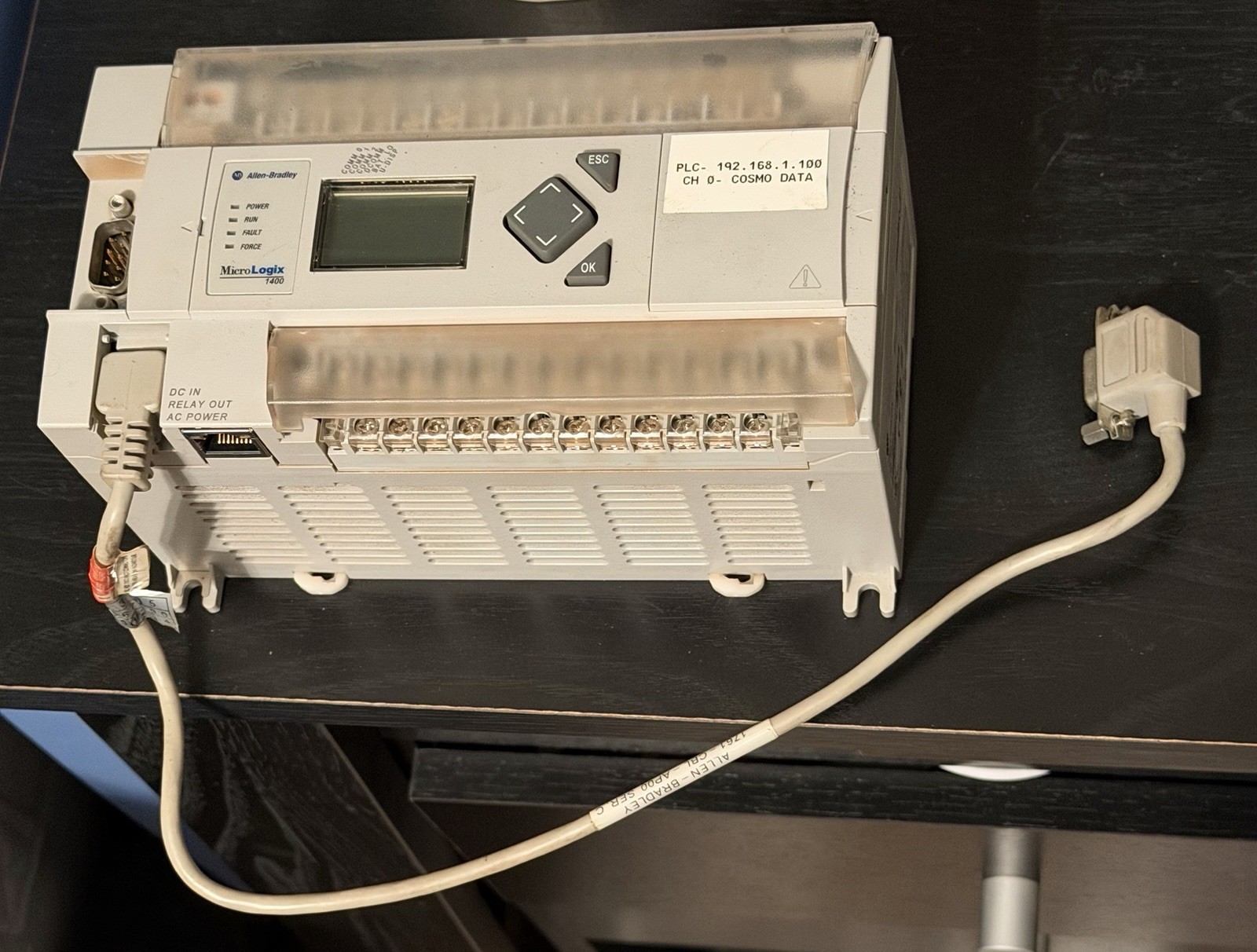 Allen-Bradley MicroLogix 1400 32-Point PLC Processor EtherNet/IP 1766-L32BWA