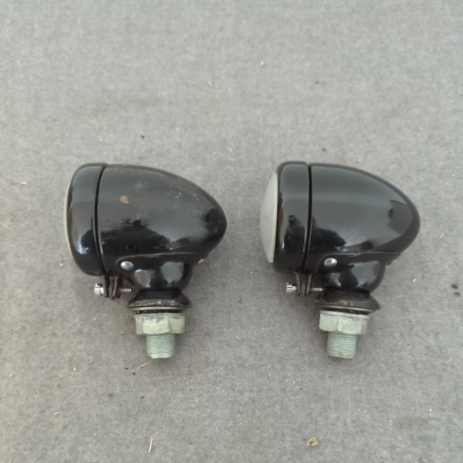 Pair Of Genuine Vintage Lucas Side Lights New Old Stock 