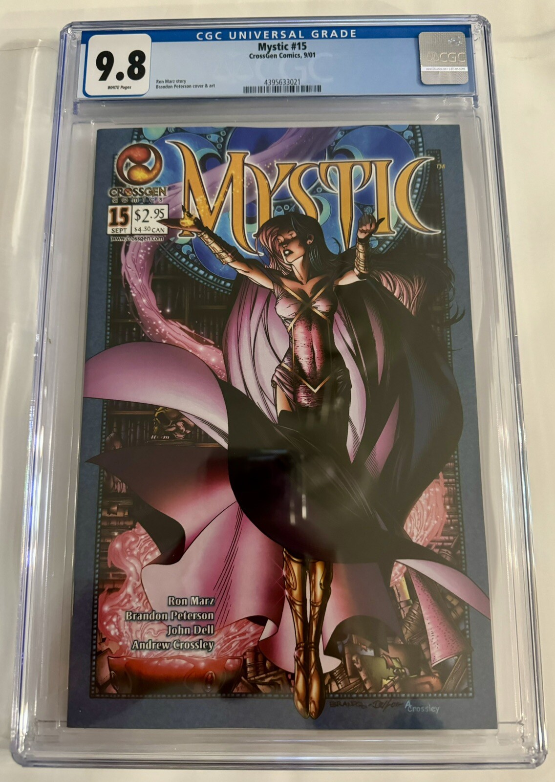 Mystic #15 CROSSGEN COMICS 2001 1st Appearance Harry Potter in Comics CGC 9.8