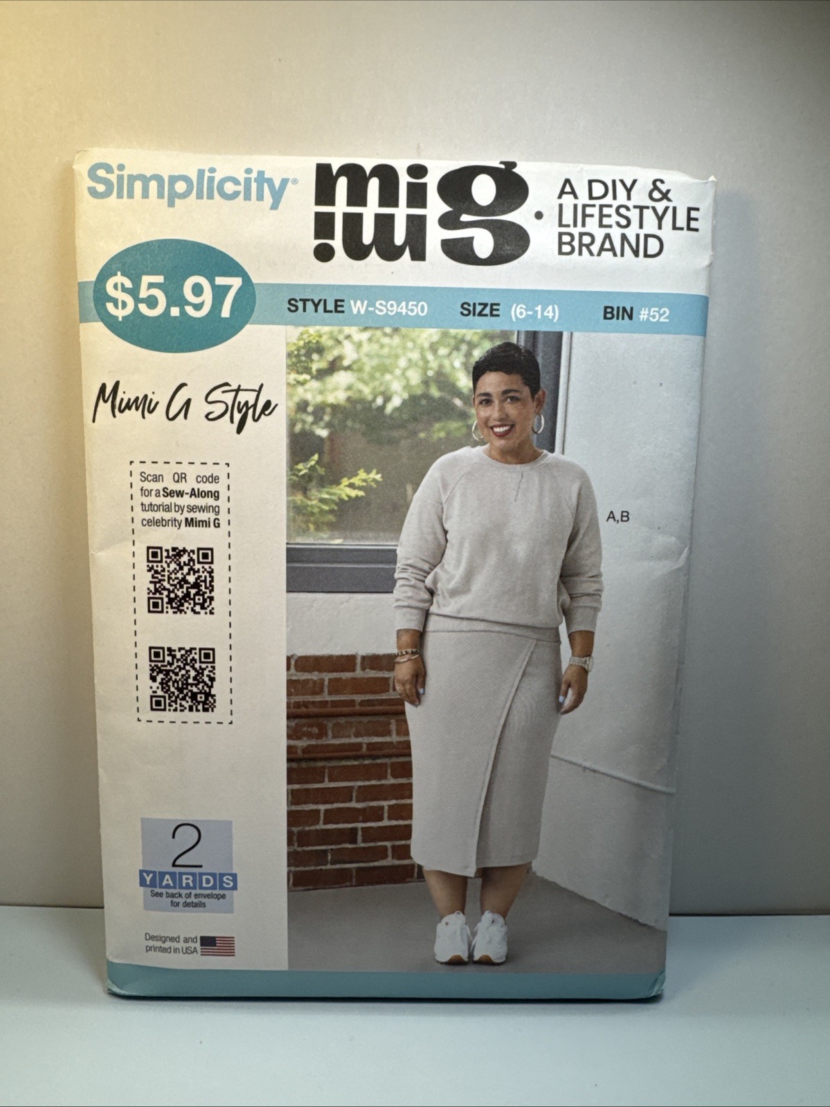 SIMPLICITY PATTERN W-S9450 TOP SKIRT  MISSES SIZES  6 8 10 12 14 UNCUT  FF