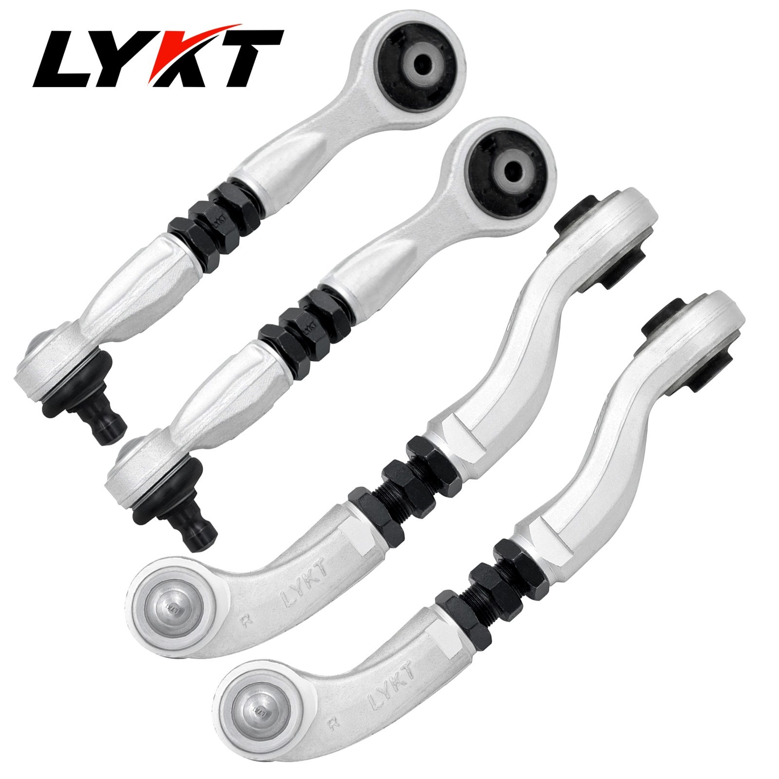 LYKT 4pcs Adjustable Front Camber Arms For AudiQ5、A4～7、RS5～7、S4～7 & PorscheMacan