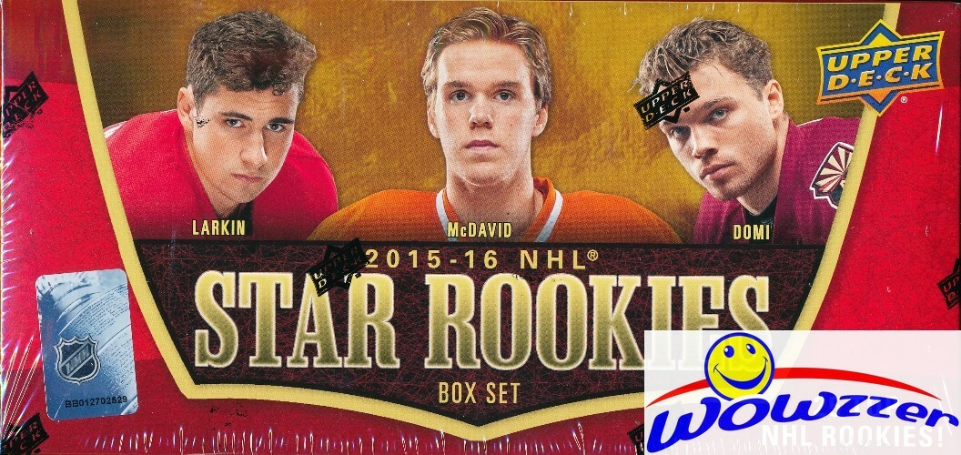 2015/16 UD Hockey Factory Sealed 25 Card STAR ROOKIES Box Set-Connor McDavid RC+