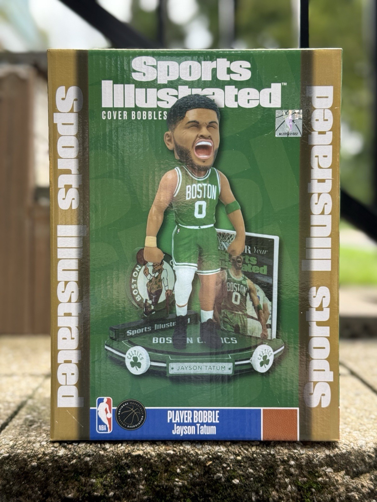 Jayson Tatum Boston Celtics Sports Illustrated Cover Bobblehead FOCO NEW NBA 8” Jayson Tatum Boston Celtics Sports Illustrated Cover Bobblehead FOCO NEW NBA 8”
