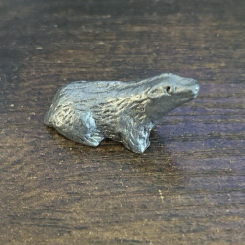 Vintage 1979 Pewter Metzke Badger Figurine Small Detailed Animal Figurine