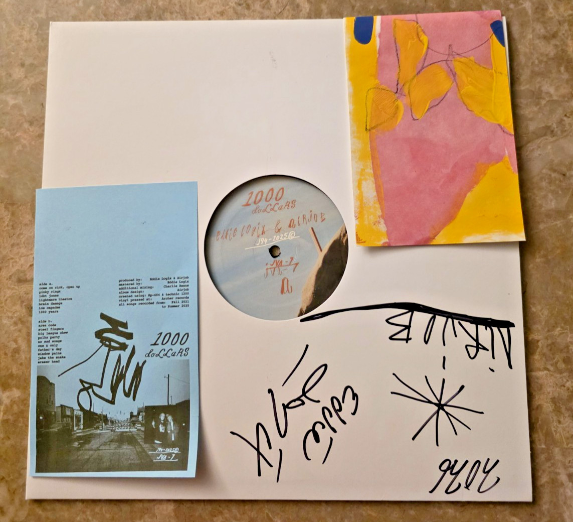 Eddie Logix & ∆irjob ‎– 1000 Dollars vinyl 12\