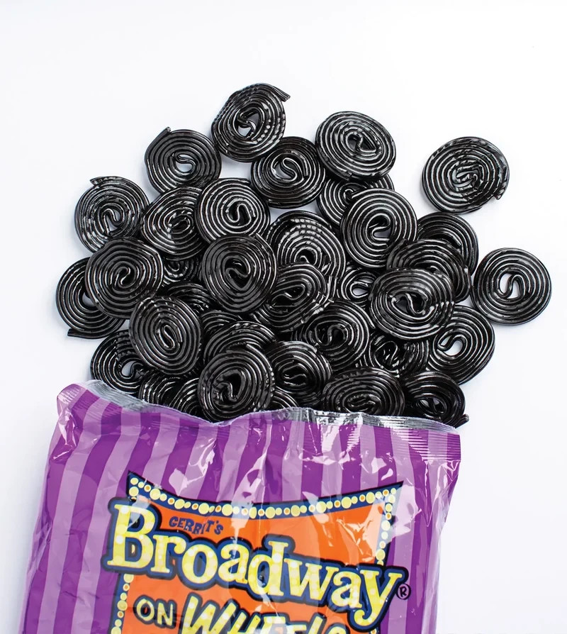 Gerrit Broadway Black Licorice Wheels 4.4 lb Bag Gerrit Broadway Black Licorice Wheels 4.4 lb Bag