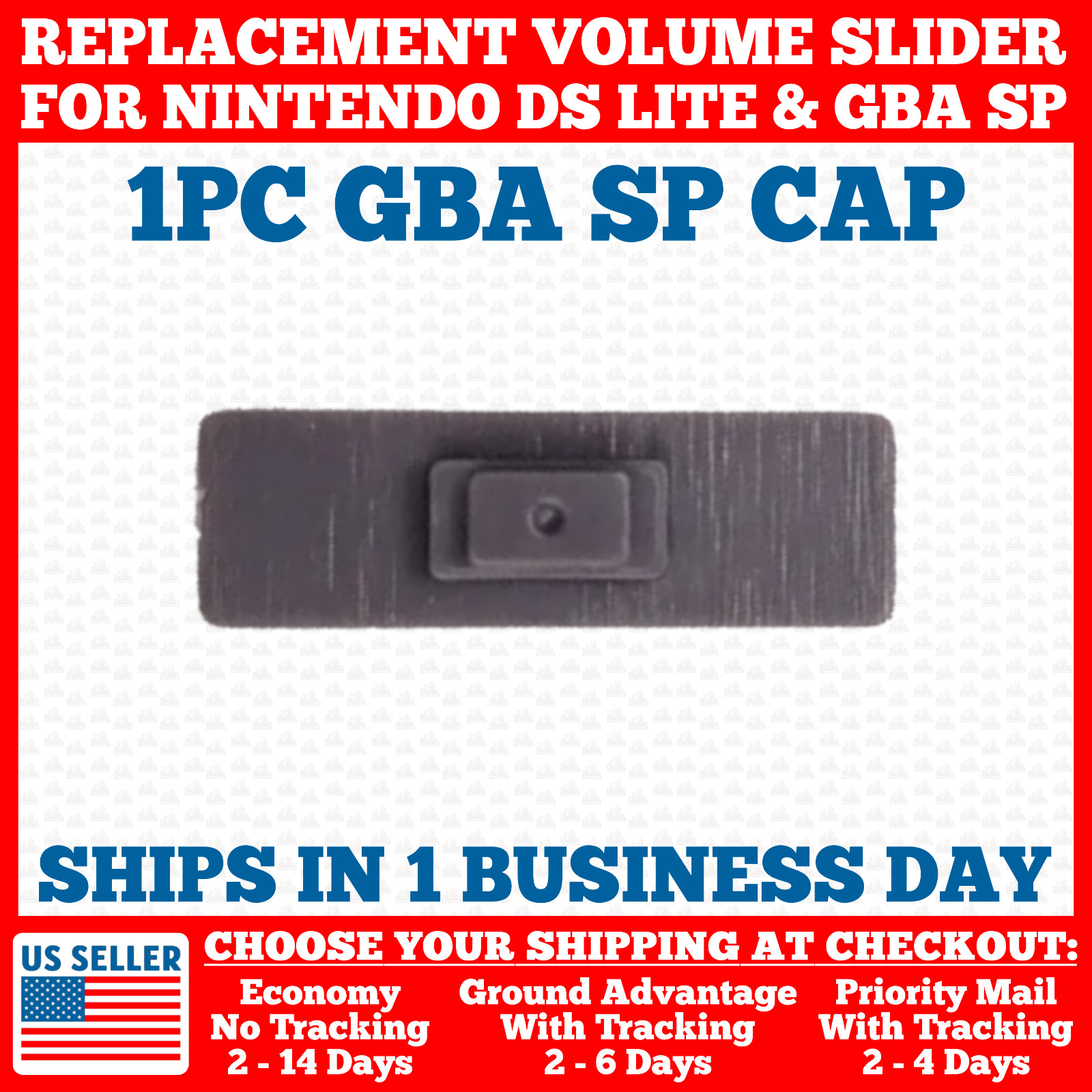 Replacement Volume Slider Switch Nintendo Game Boy Advance GBA SP/DS Lite Cap