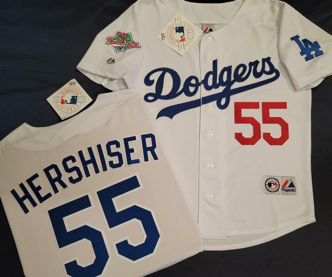 1624 Los Angeles Dodgers OREL HERSHISER 1988 World Series Baseball Jersey New 1624 Los Angeles Dodgers OREL HERSHISER 1988 World Series Baseball Jersey New