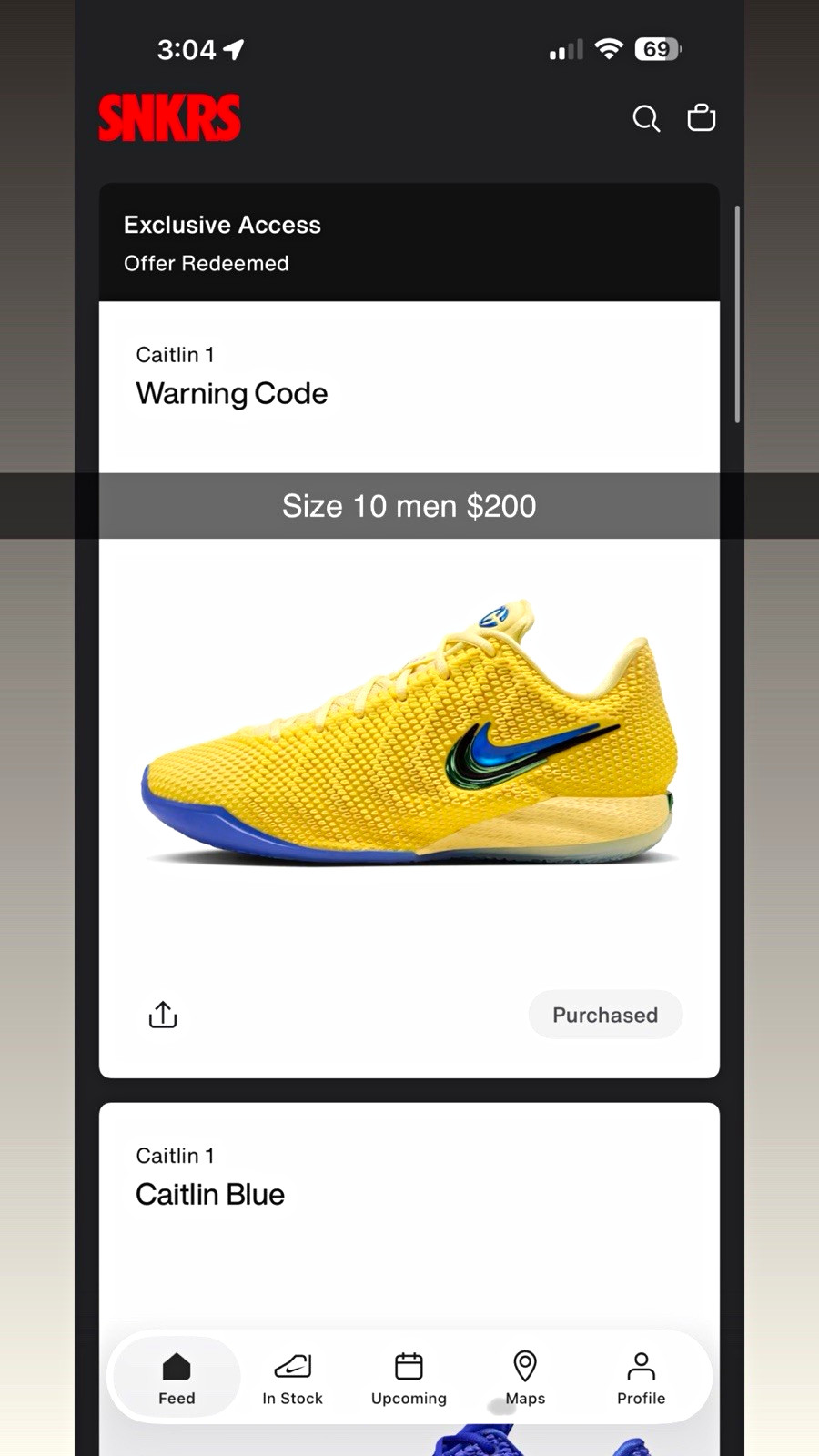 Nike Caitlin 1 Warning Code Yellow/Blue Low Top Basketball Sneaker Nike Caitlin 1 Warning Code Yellow/Blue Low Top Basketball Sneaker