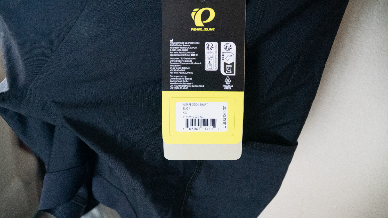 Pearl Izumi W Expedition Short Black XXL - 0060