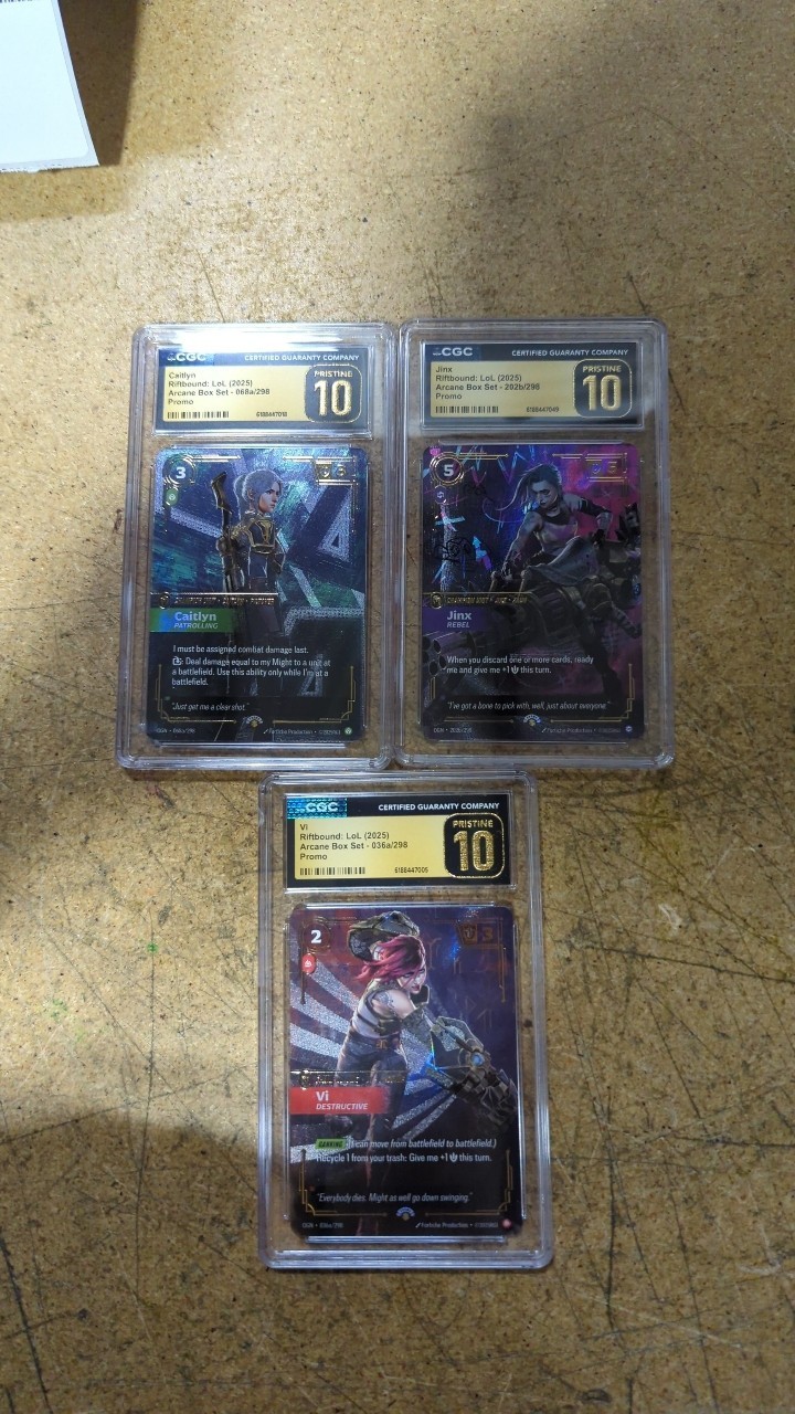 2025 Riftbound Arcane Box Set CGC 10 PRISTINE Complete English 6 Card Se G2U 2025 Riftbound Arcane Box Set CGC 10 PRISTINE Complete English 6 Card Se G2U