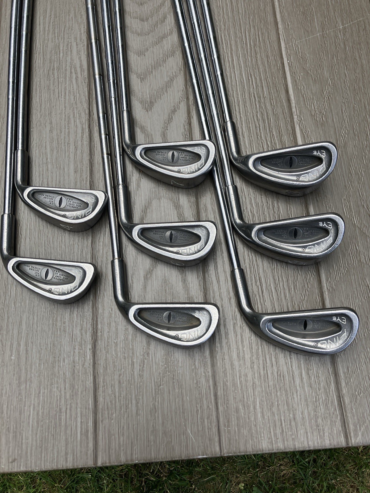 Ping Cat Eye Iron Set, 3-PW, Black Dot, Steel Stiff, ZZ-Lite Shafts