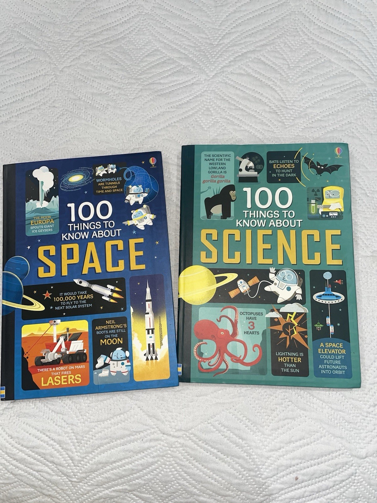 Usborne 100 Things to Know About Space Hardcover Illustrated Inscribed English Usborne 100 Things to Know About Space Hardcover Illustrated Inscribed English