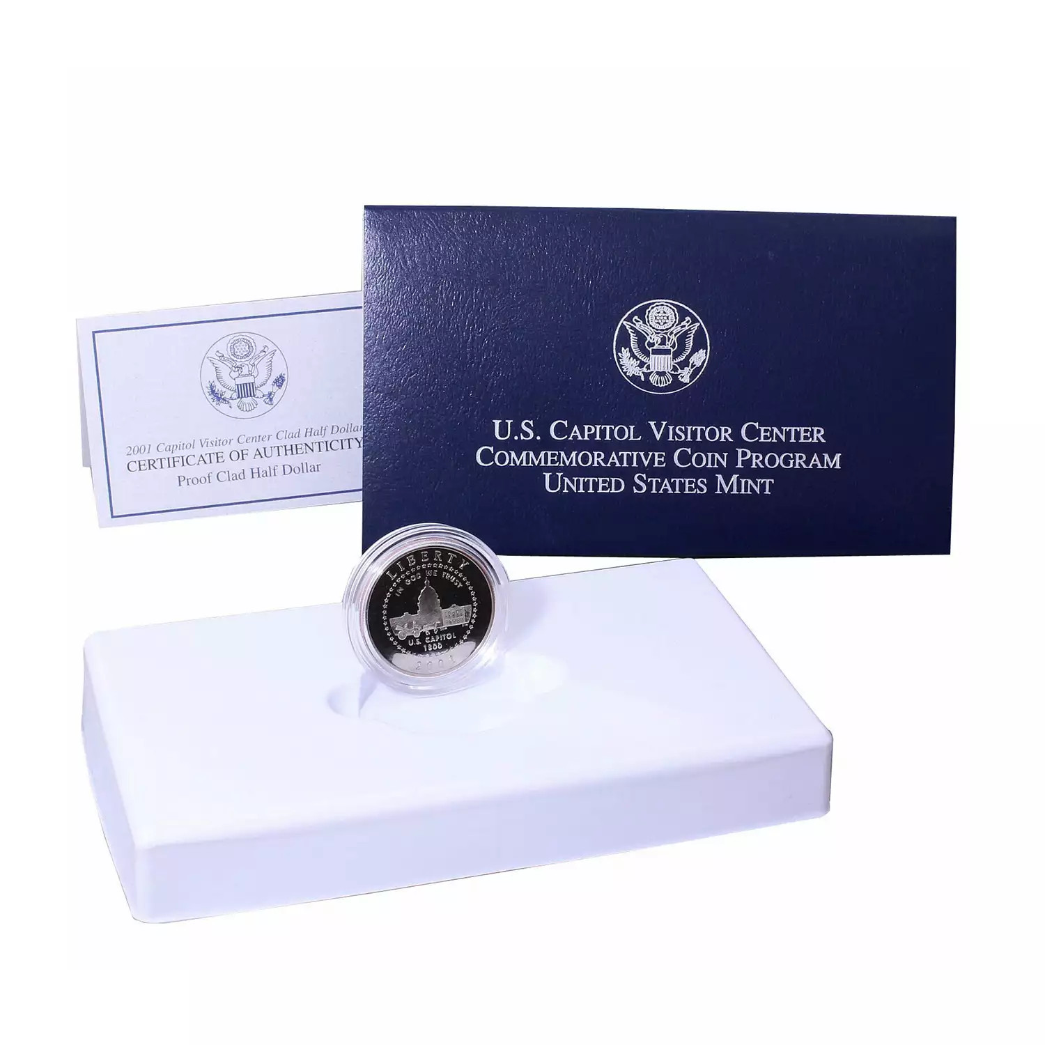 2001-P U.S. Capitol Visitor Center Commemorative Clad Half Dollar Proof