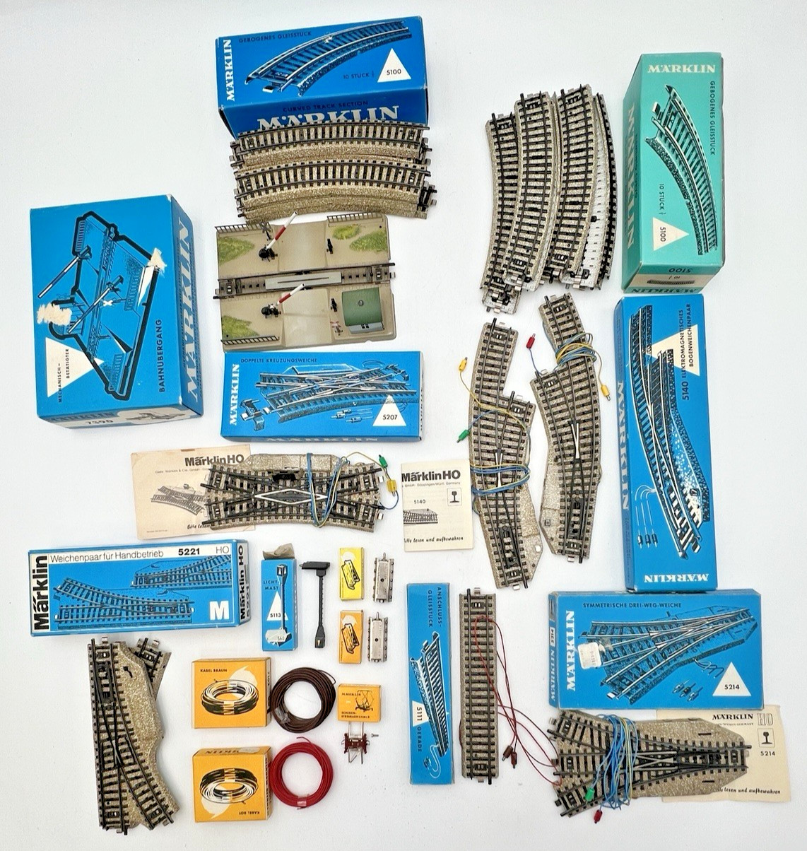 MARKLIN 5100, 5207, 5221, 5111, 5140, 5214, TRACK? 7390, 5113, 7102, 7105, ETC.