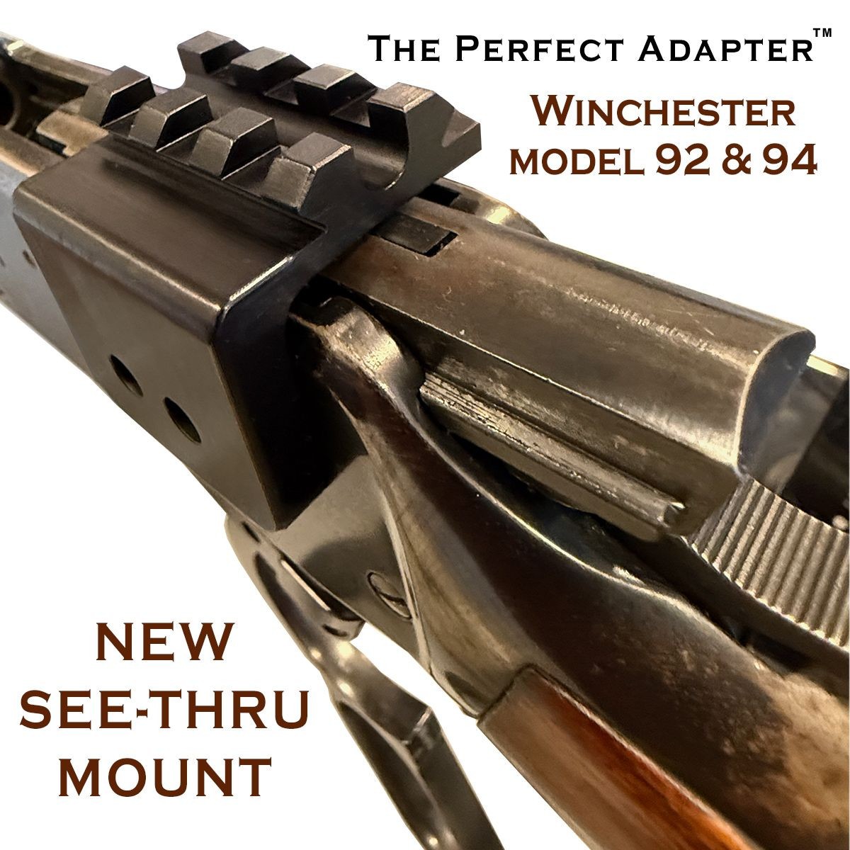 WINCHESTER 94 & 92 Mount Red Dot Scope * NEW SEE-THRU from Perfect Adapter™