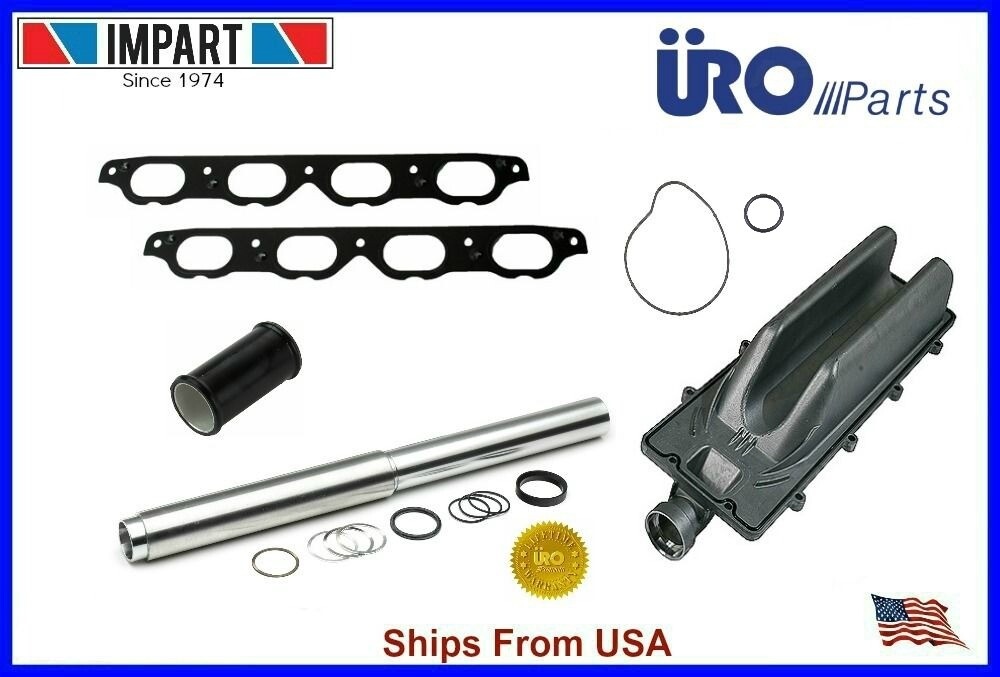 BMW V8 Collapsible Coolant Transfer Pipe Repair Kit Complete W/ URO Pipe