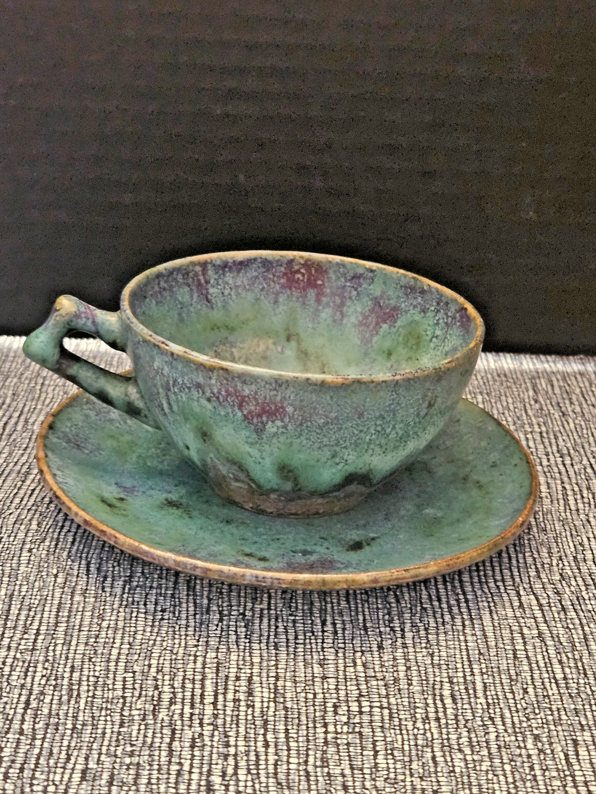 Pierre-Adrien Dalpayrat Teacup and Saucer - Museum pieces Pierre-Adrien Dalpayrat Teacup and Saucer - Museum pieces