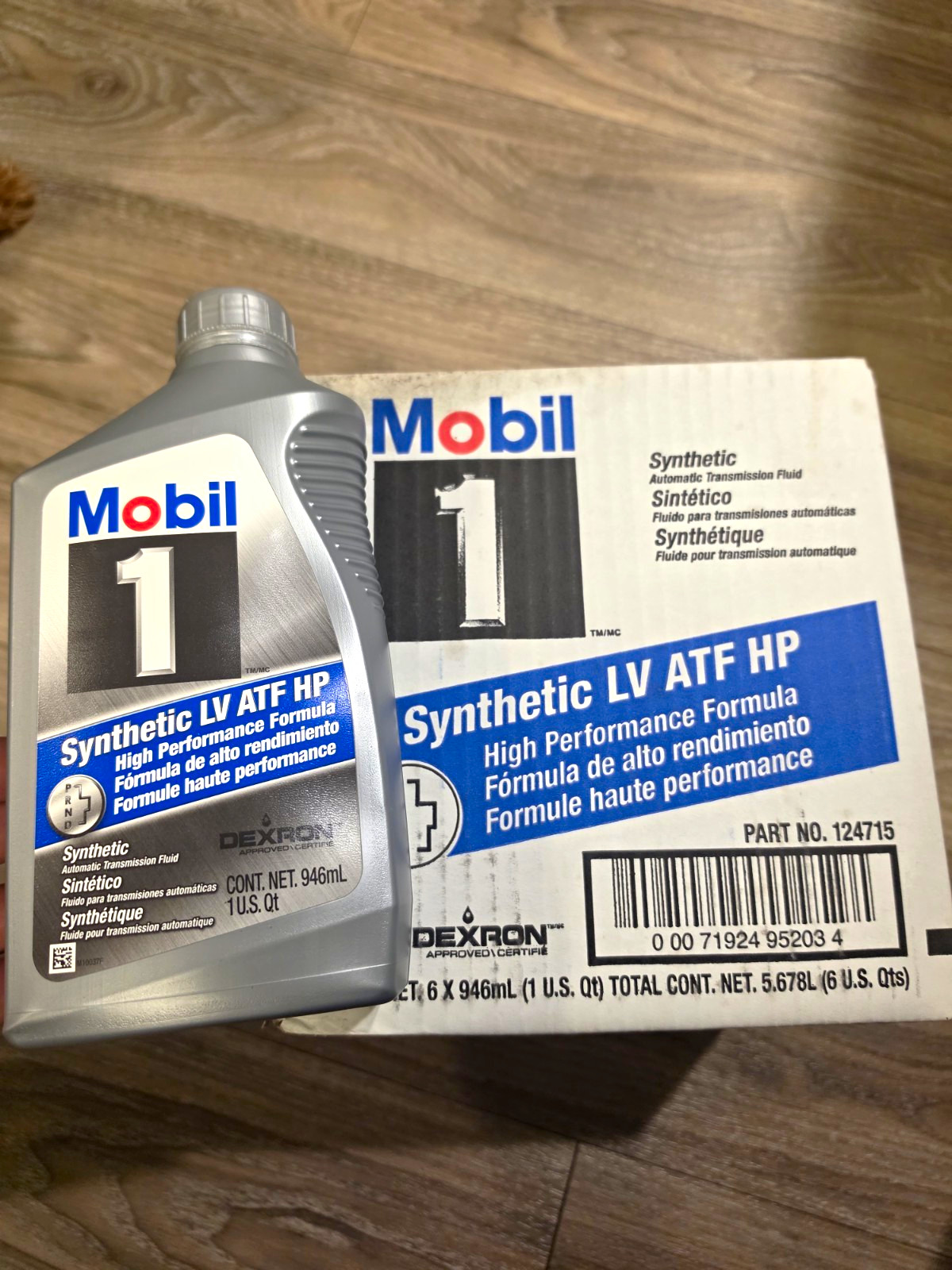 Mobil 1 Full Synthetic LV ATF HP, Case of 6 Quart Bottles | 124715 Mobil 1 Full Synthetic LV ATF HP, Case of 6 Quart Bottles | 124715