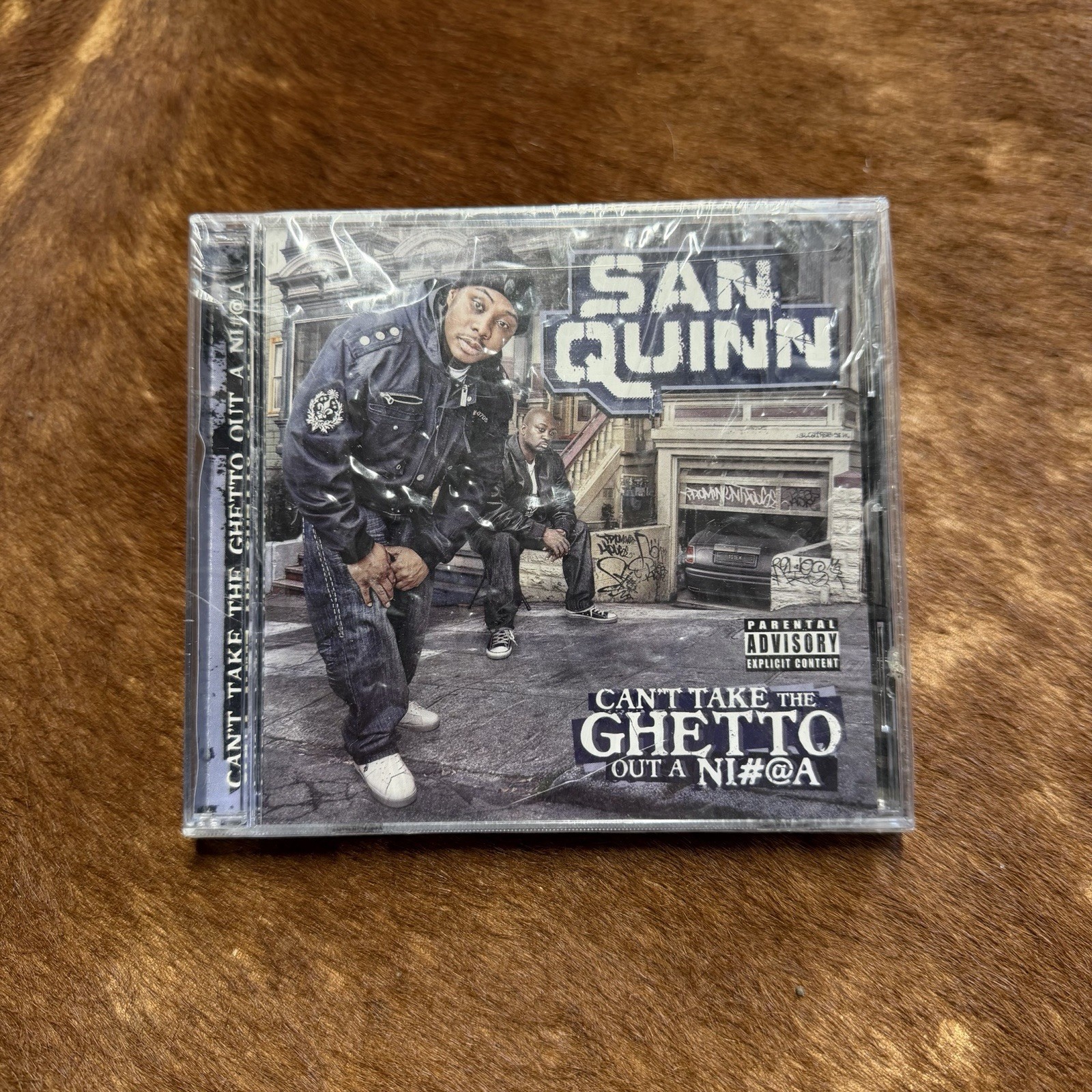 (CD) San Quinn “Can’t Take The Ghetto Out A Ni#@A” Bay Area Rap Sealed As Is (CD) San Quinn “Can’t Take The Ghetto Out A Ni#@A” Bay Area Rap Sealed As Is