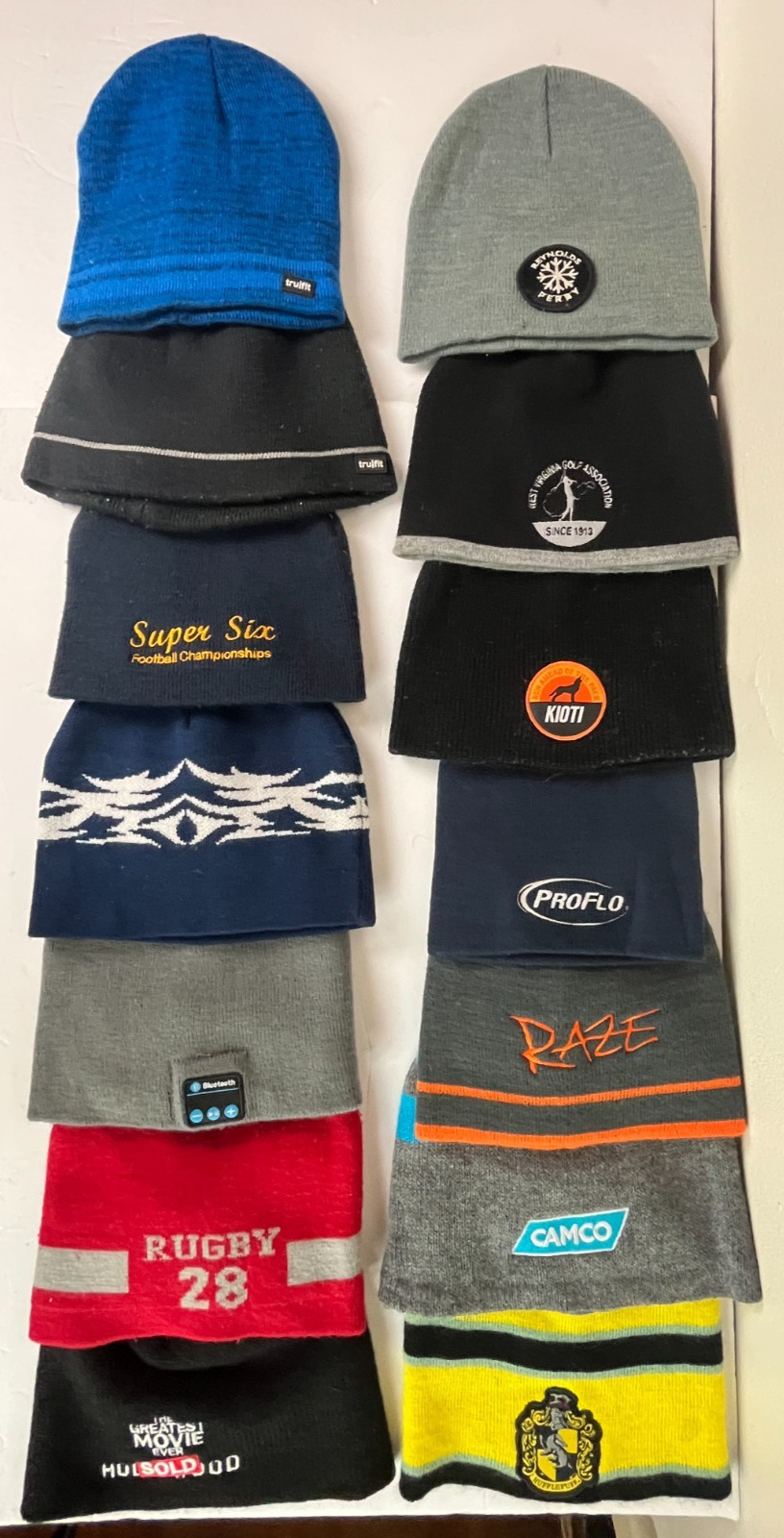 14 winter beanie knit Reynolds Perry Kioti Golf Super Six Trufit OSFA Lot #36 14 winter beanie knit Reynolds Perry Kioti Golf Super Six Trufit OSFA Lot #36