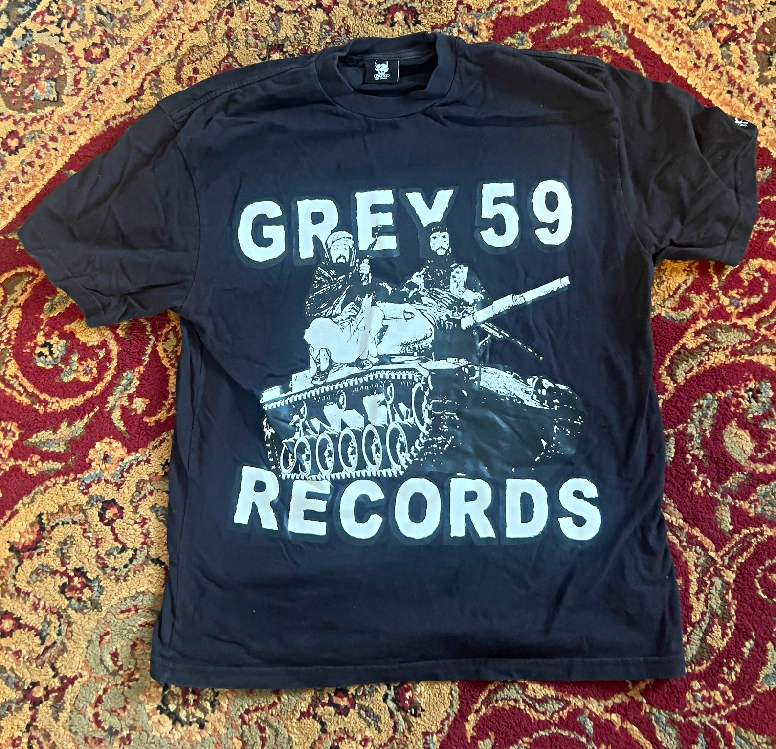  $uicideboy$ G59 Grey 59 Records Black tank Logo T-Shirt Size L suicideboys
