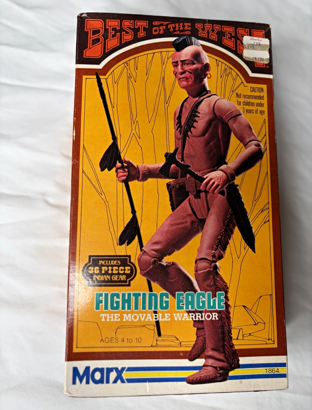 Marx Best of the West Fighting Eagle Movable Warrior Action Figure 11” Manual