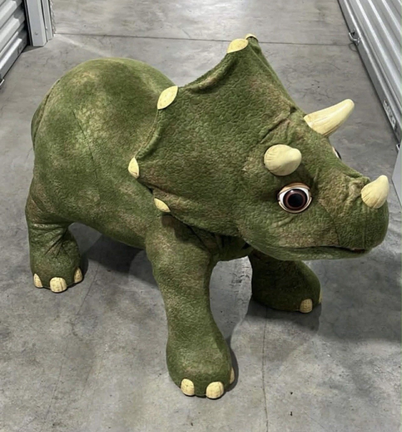 Playskool Kota My Triceratops Dinosaur '07 Interactive Toddler RideOn Toy Tested