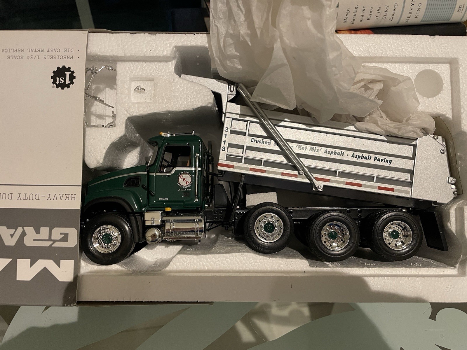 First Gear 1/34 Scale Cobleskill Granite Mack Dump Truck #19-3041 New in Box First Gear 1/34 Scale Cobleskill Granite Mack Dump Truck #19-3041 New in Box