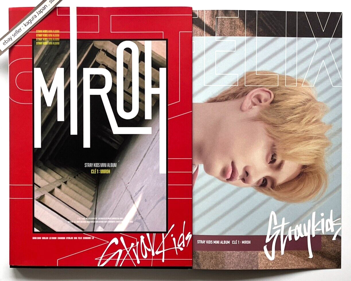 Stray Kids [Felix] Cle 1 : MIROH Limited ver. Album 2019 CD + Photobook