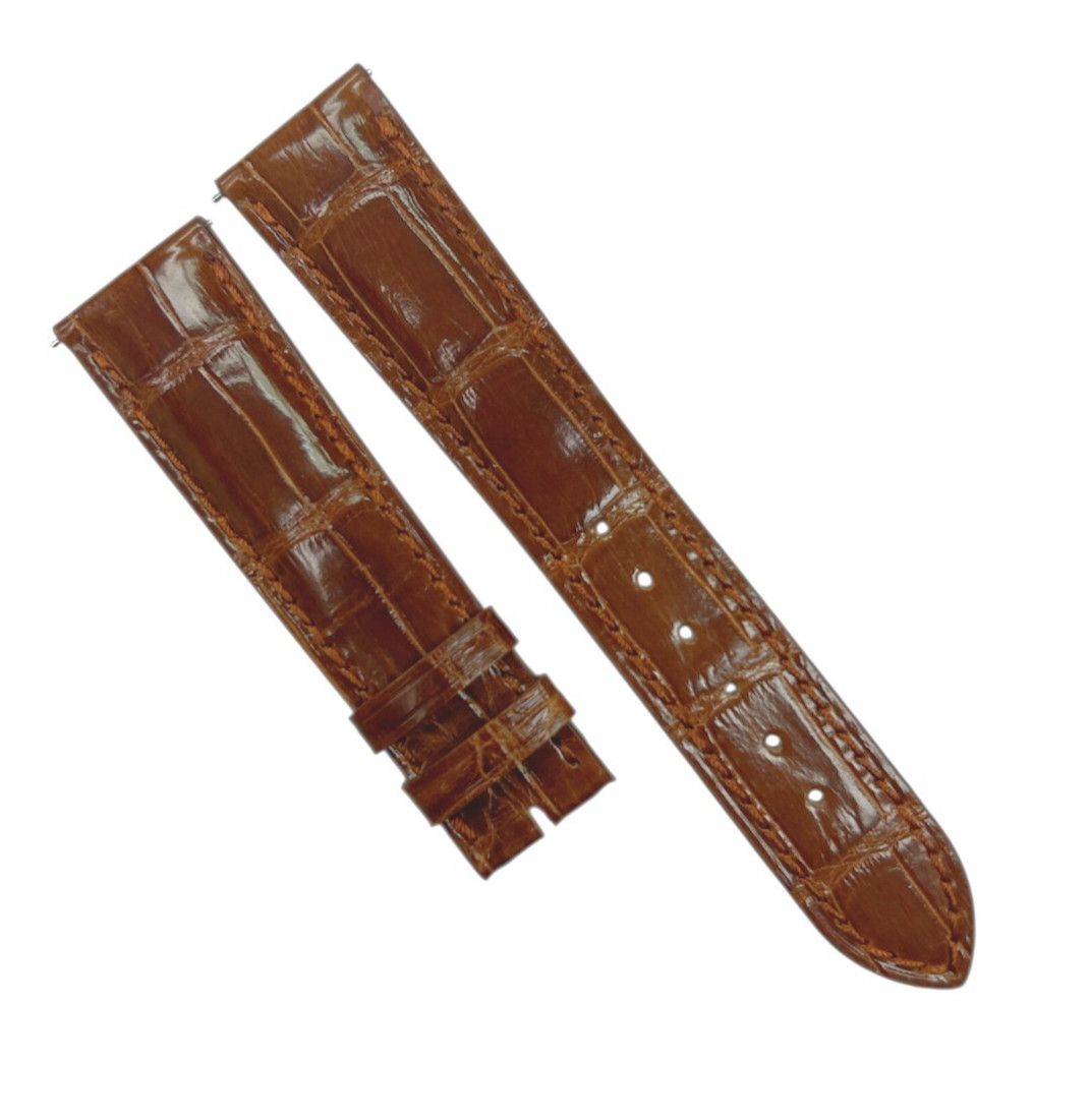 Genuine Patek Philippe Brown Alligator Leather Band 18mm x 14mm