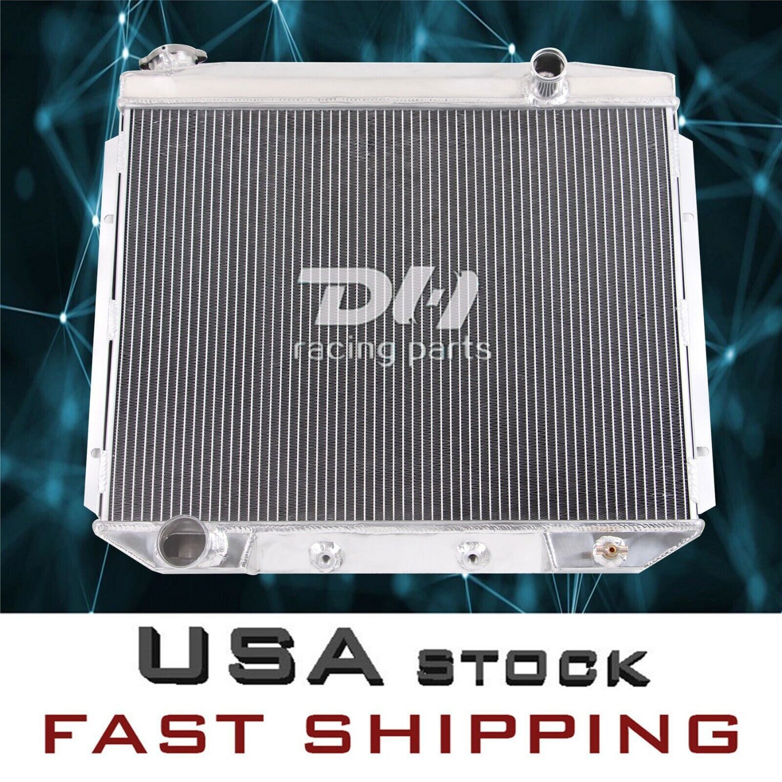 CU5759 3 Row All-Aluminum Radiator For 1957 1958 1959 Ford Ranchero v8 Brand New