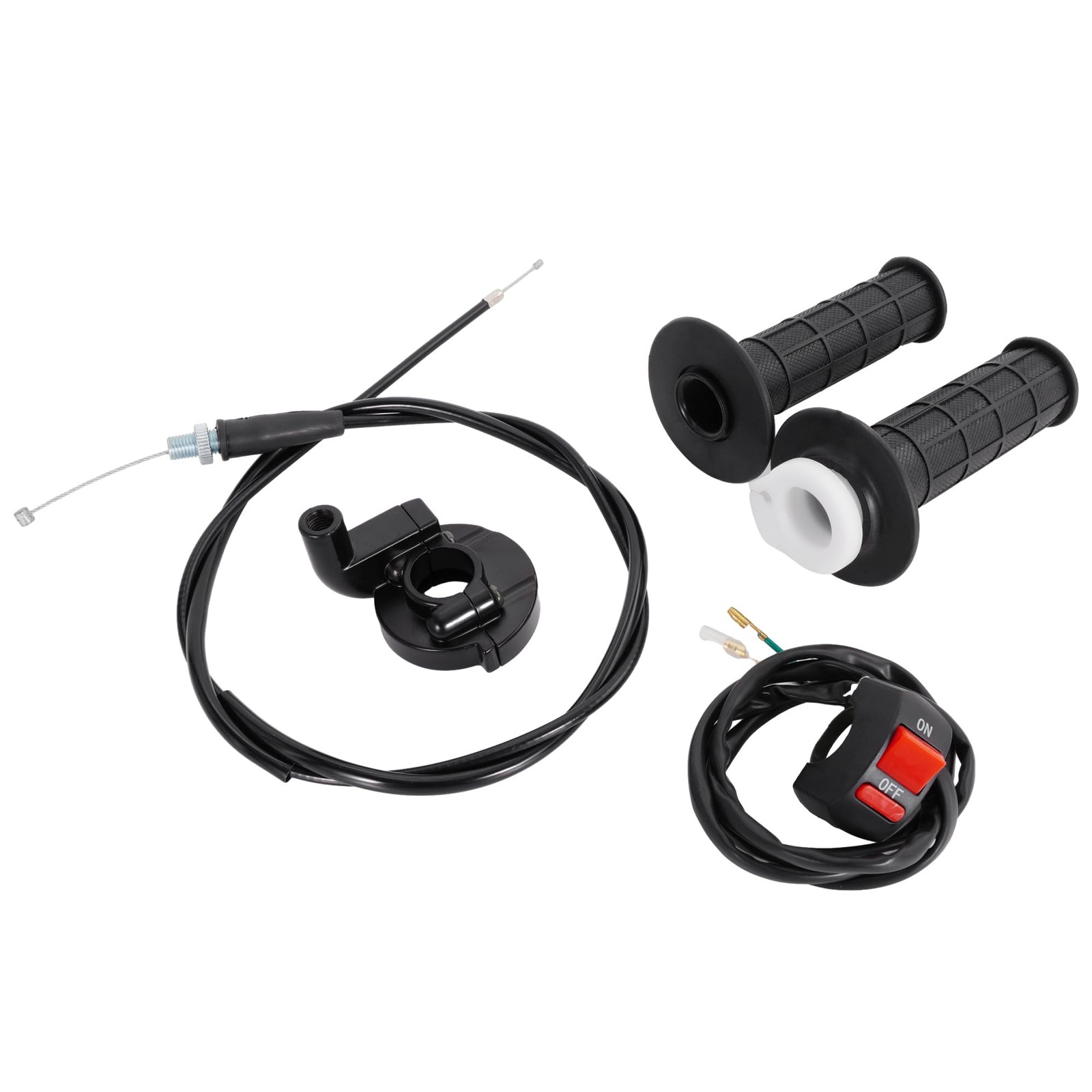Mini Bike Throttle Cable Kit,Twist Throttle Accelerator Handle Grips for 50cc 90