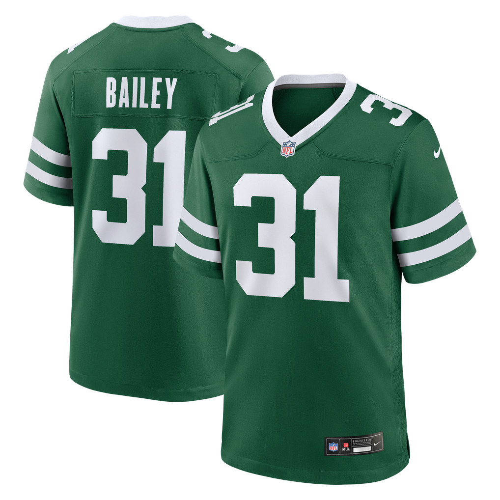 NEW - Men\'s Jet s David Bailey Team Game Jersey NEW - Men\'s Jet s David Bailey Team Game Jersey