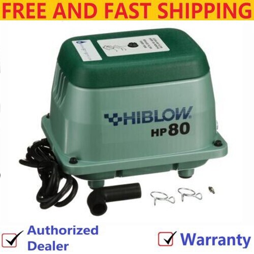 Hiblow HP-80 Linear Air Pump Septic Aerator Pond Aeration System 120V 80L/min