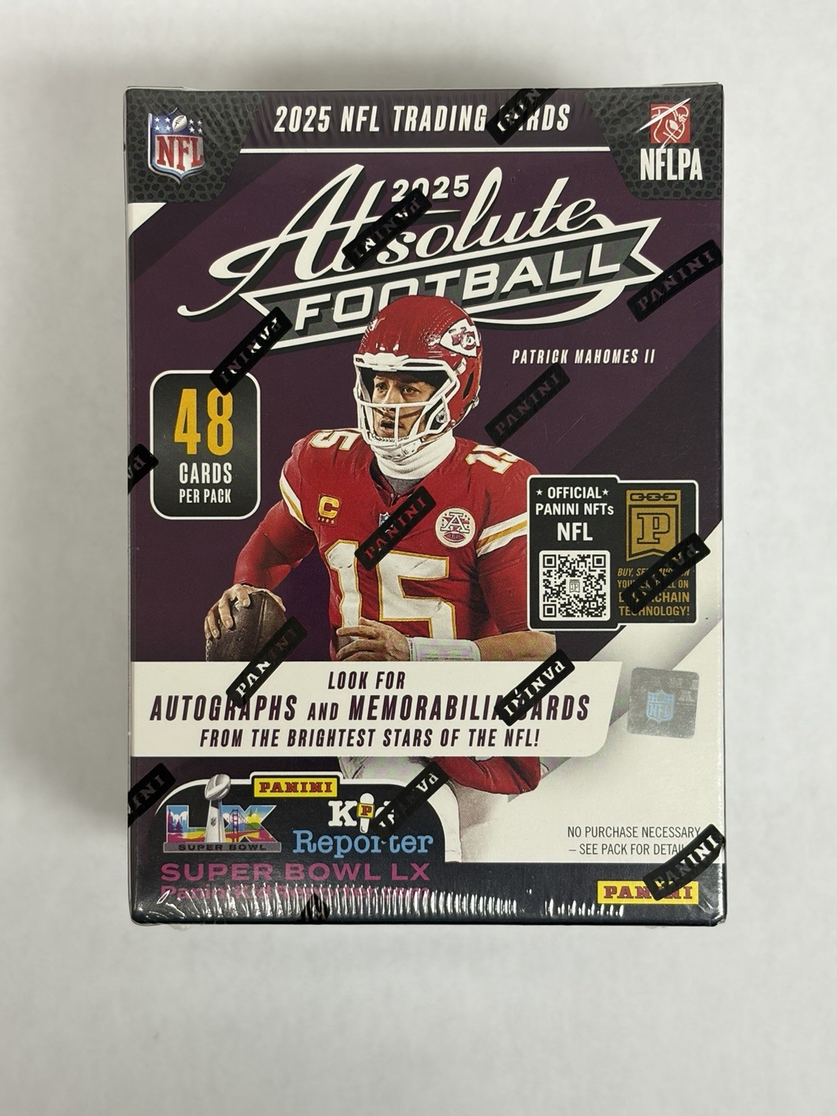 2025 Panini Absolute Football Factory Sealed Blaster Box 6 Pack 48 Cards Per Box