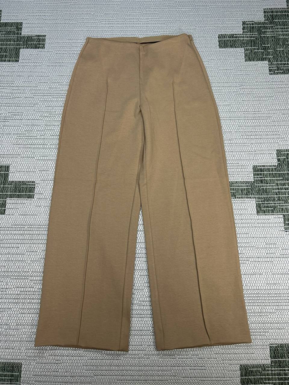 Everlane The Dream Wide Leg Pants Womens Small Brown Stretch Casual Side Zipper