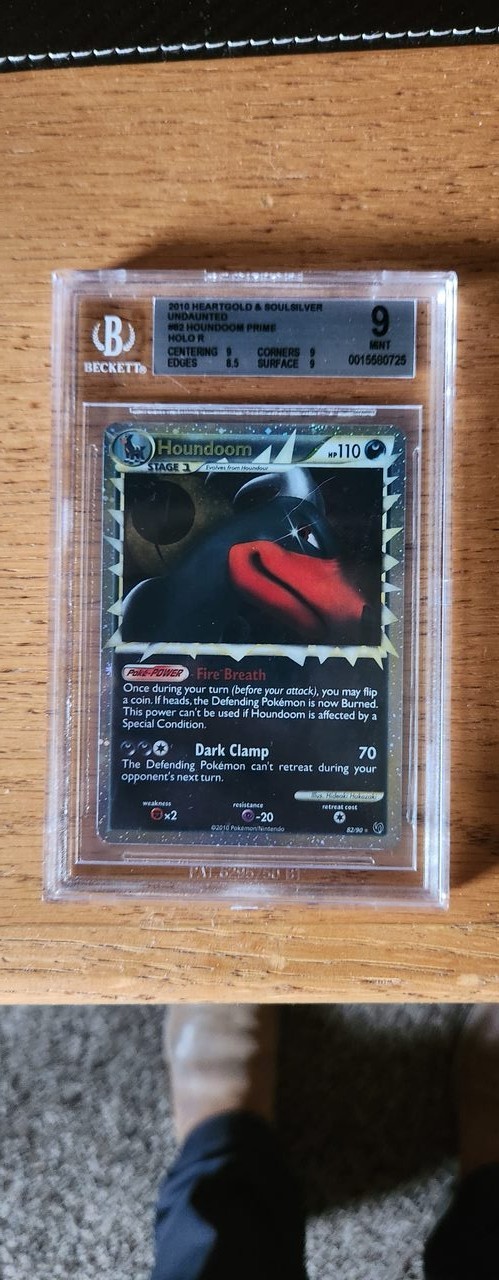 2010 Pokemon HGSS HeartGold SoulSilver Undaunted #82 Houndoom Prime Holo LP 2010 Pokemon HGSS HeartGold SoulSilver Undaunted #82 Houndoom Prime Holo LP