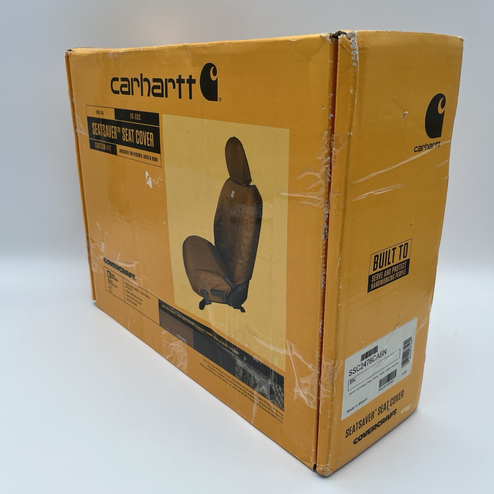 NEW Covercraft Carhartt Seat Saver Seat Covers VS-SSC - SSC2476CABN NEW Covercraft Carhartt Seat Saver Seat Covers VS-SSC - SSC2476CABN
