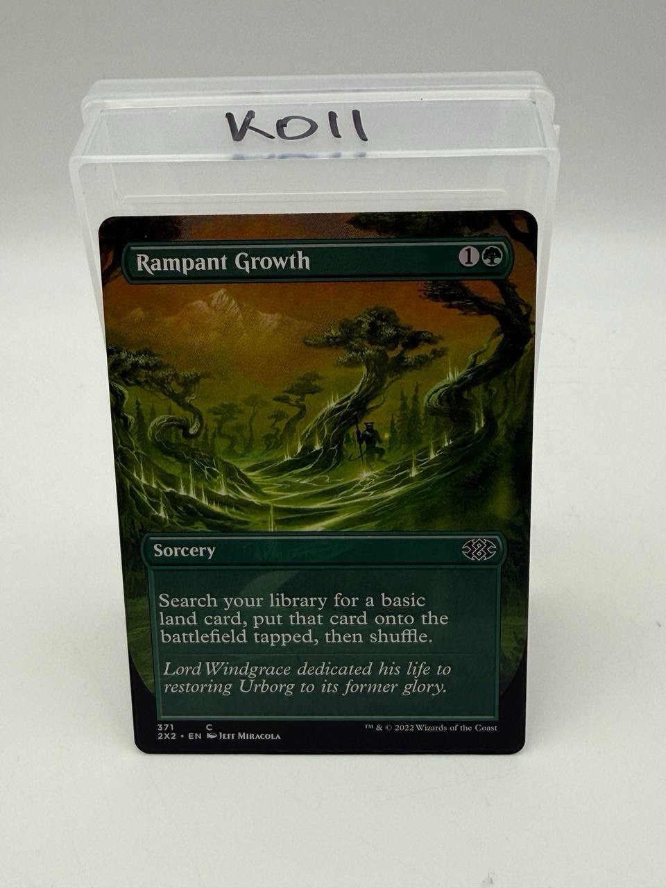 Rampant Growth (Borderless) - 371  - NM - Double Masters 2022 - MTG