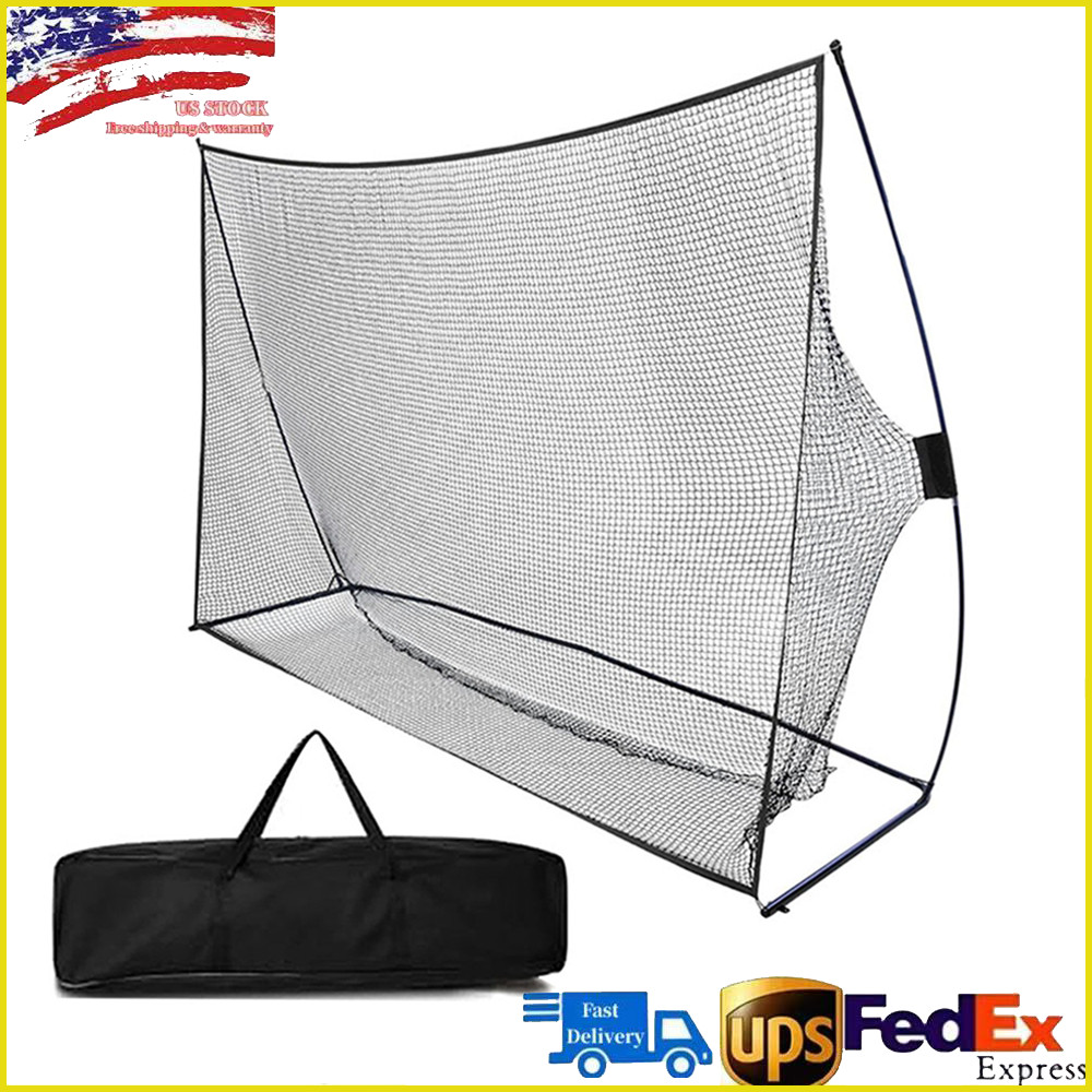 10x7FT Portable Golf Practice Net Hitting Driving Training Equipmet w/Carry Bag