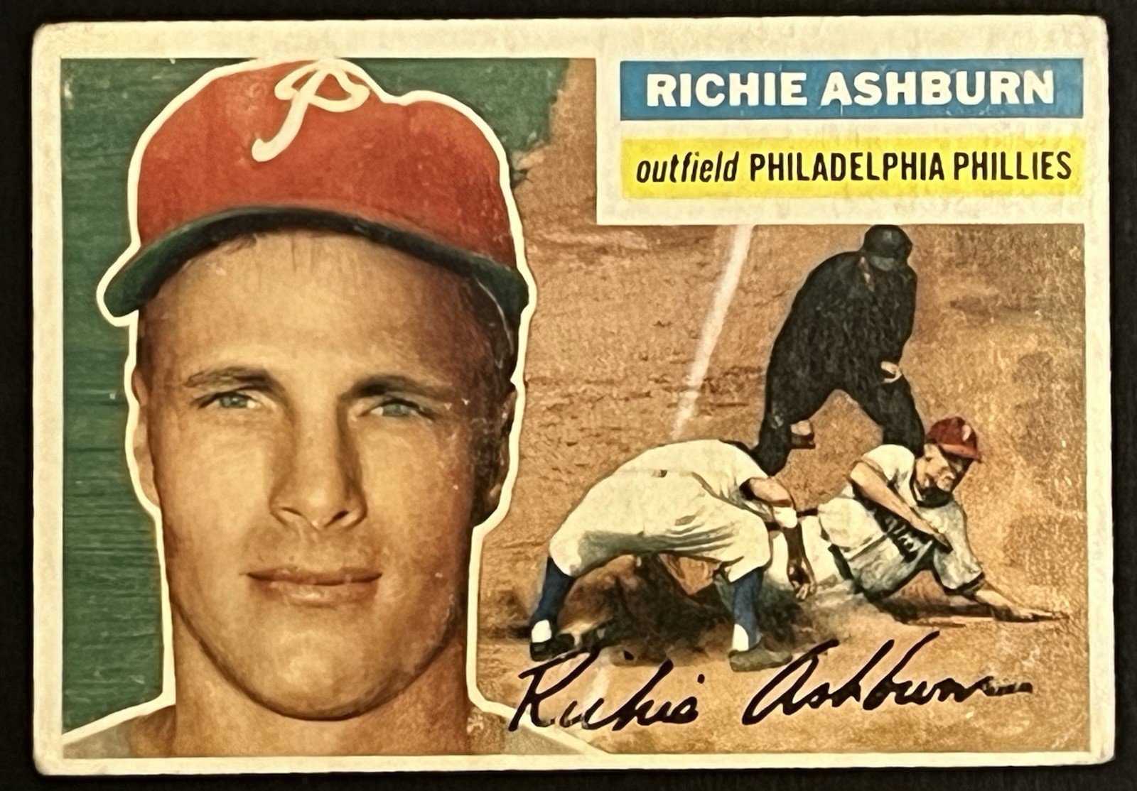 1956 Topps - Richie Ashburn #120 Gray Back G/VG 1956 Topps - Richie Ashburn #120 Gray Back G/VG