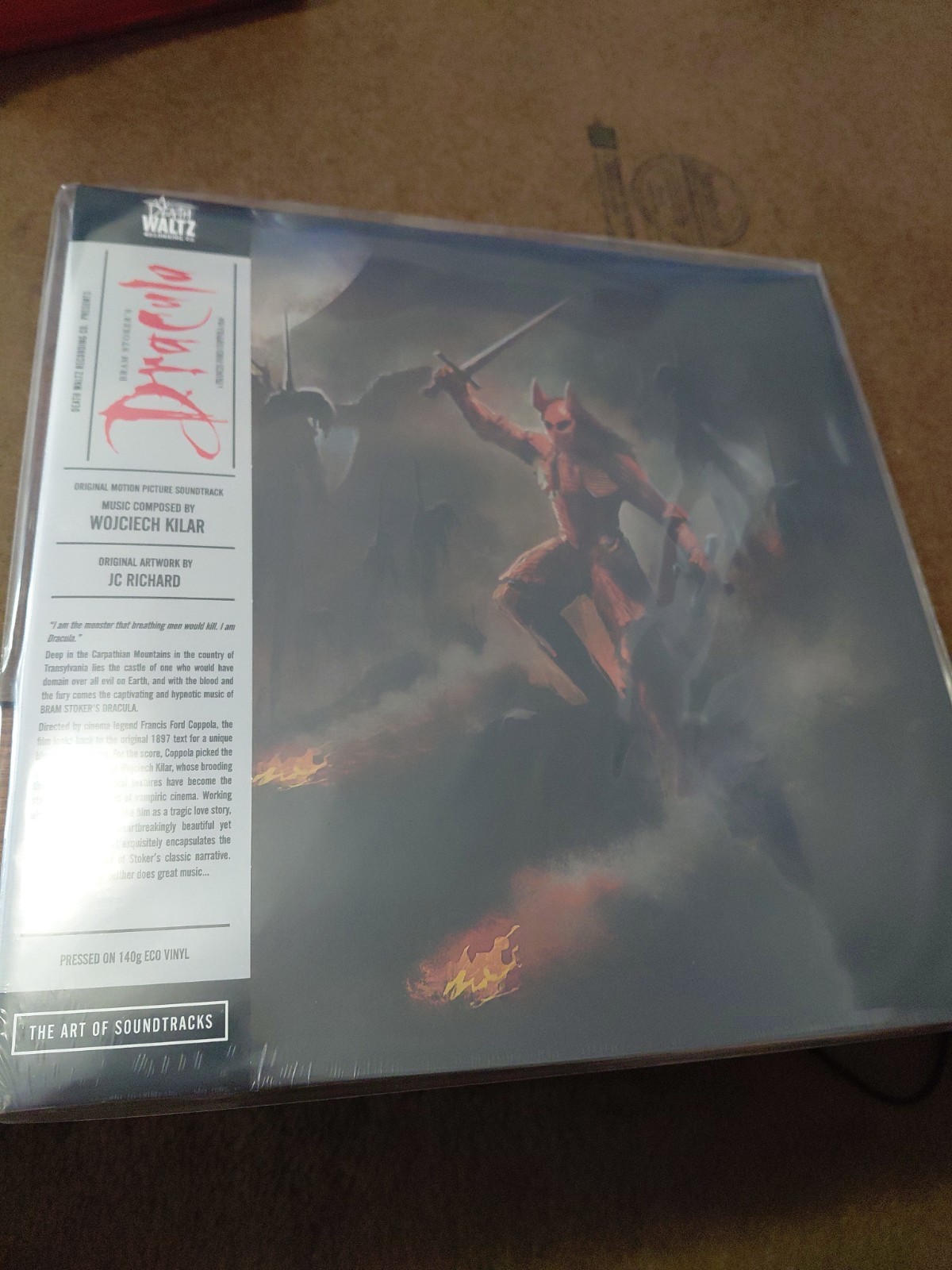 Bram Stoker's DRACULA Soundtrack LP 180g Eco VINYL