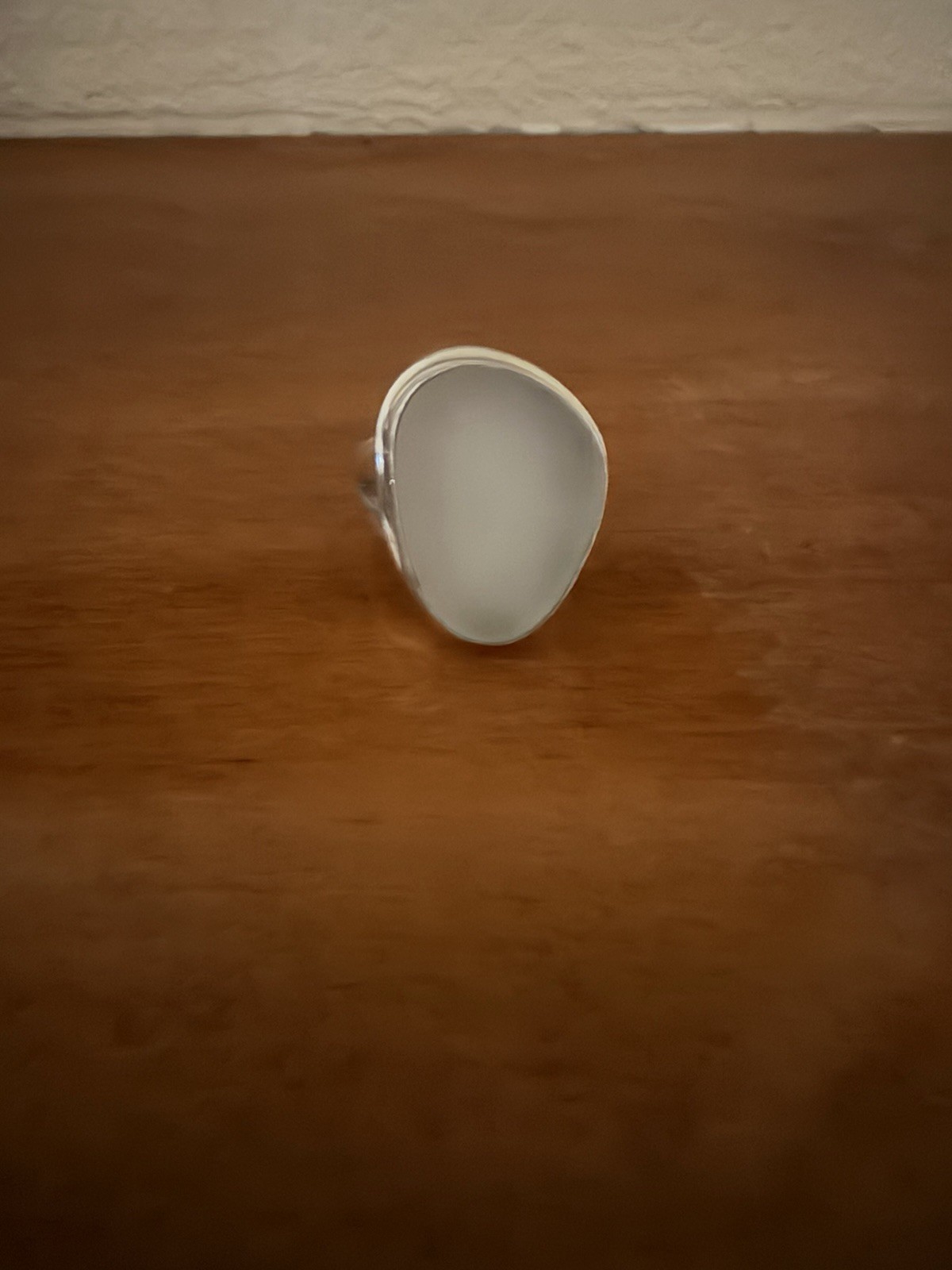 Betty Belts Sea Glass Ring Sterling Silver